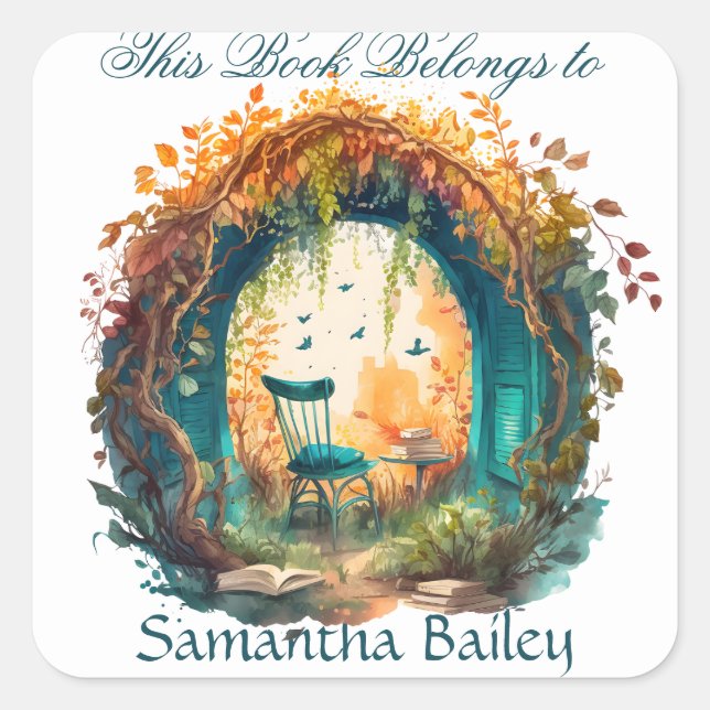 Ex Libris Personalised Bookplate (Front)