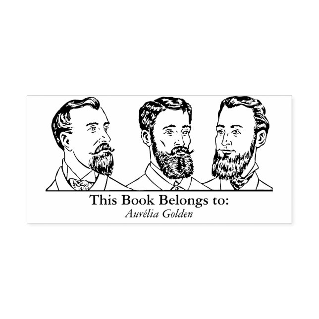 Ex Libris - Three Man v6 Rubber Stamp (Imprint)