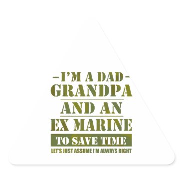 Ex Marine Triangle Sticker Ex Marine Triangle Sticker