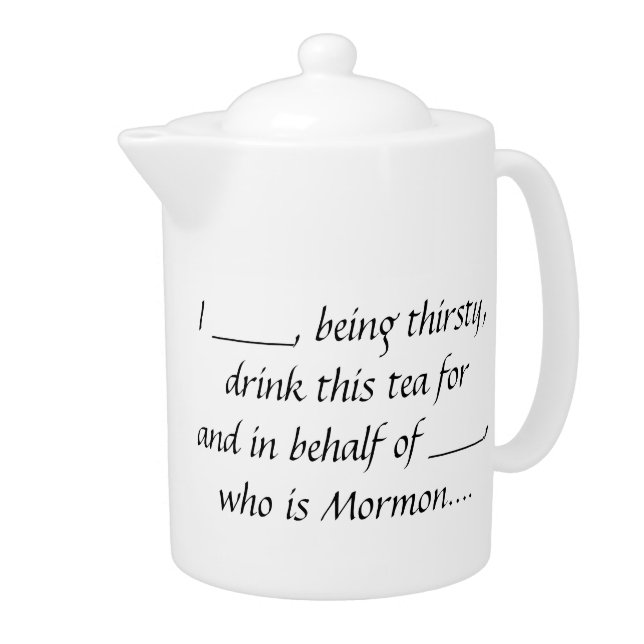 Ex-Mormon Proxy Teapot (Right)