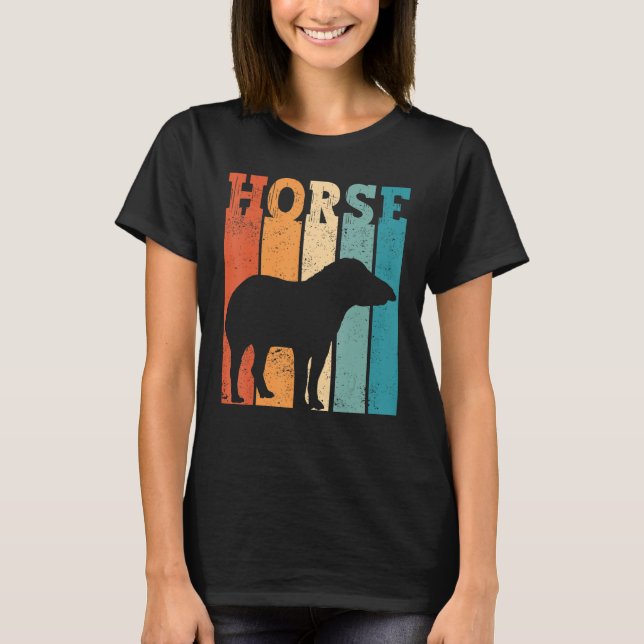 Ex Mormon Tapir Horse LDS Retro Exmo Horse_2 T-Shirt (Front)