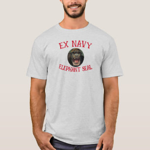 Ex Navy Elephant Seal T-Shirt