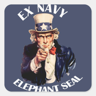 Ex Navy Elephant Seal Veteran Souvenir