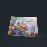 Ex or Former Sister in Law Birthday Wildflowers Card<br><div class="desc">Happy birthday wishes of love and happiness to your ex-sister in law,  or former sister in law. A pretty card of a garden of flowers and you can word it as you like.</div>