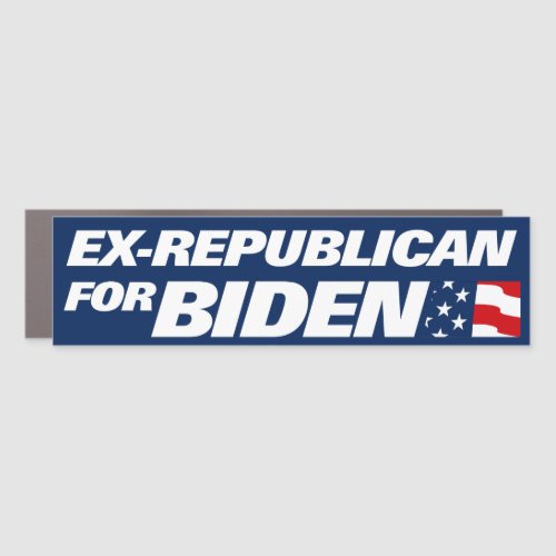Ex_Republican for Biden 2024 Former Republican Car Magnet