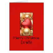 Ex-Wife Christmas Card (Front)