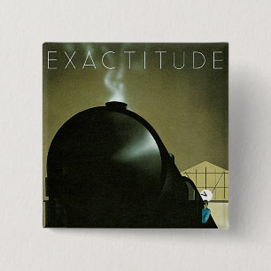 Exactitude Railway Poster Button