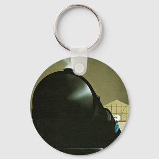 Exactitude Railway Poster Keychain