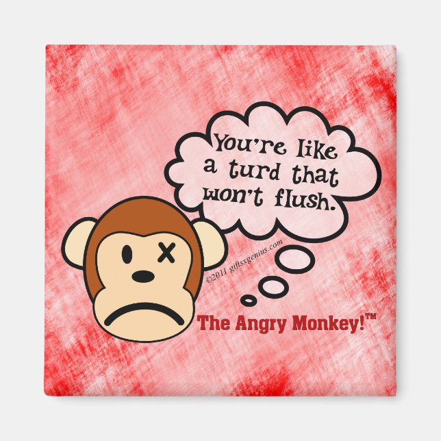 Exactly what will it take to make you go away magnet (Front)