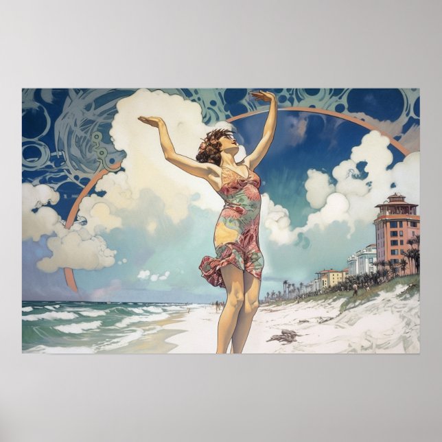 Exaltation of spring poster (Front)