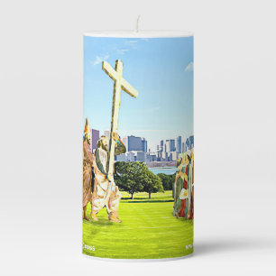Exaltation of the Holy Cross Pillar Candle