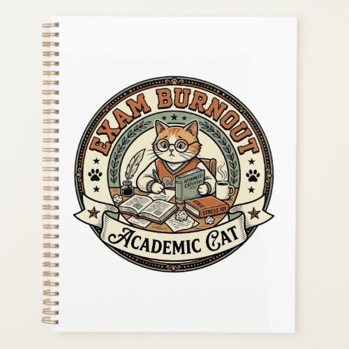 Exam Burnout Academic Cat Exam Burnout Academic Ca Planner
