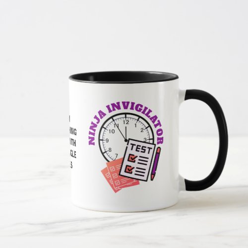 Exam Officer NINJA INVIGILATOR Teacher Mug