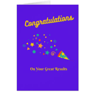 Exam Results Congratulations Card