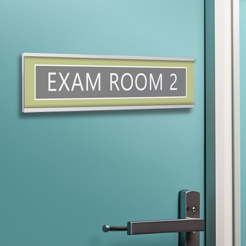 Exam Room Dentist Doctor Office CAN edit color Door Sign