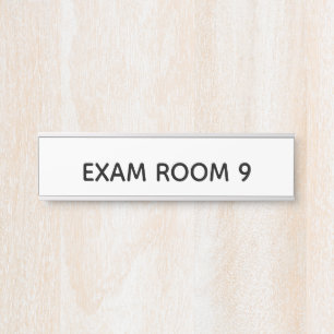 "Exam Room" Door Plate Sign