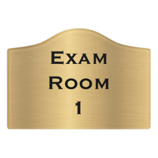 Exam Room Sign Doctor's Dentist Office Door Signs