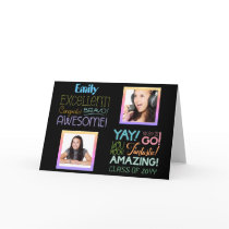 Exam Success PHOTO COLLAGE Congratulations Card Exam Success PHOTO COLLAGE Congratulations Card