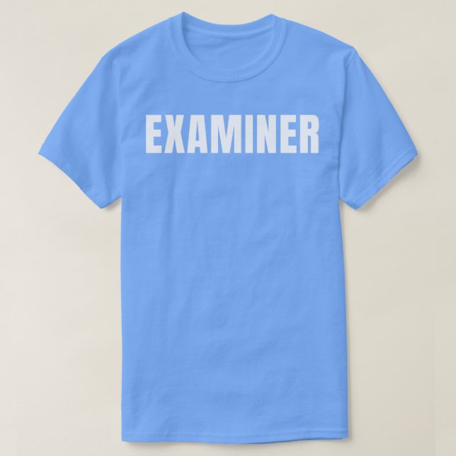 Examiner Funny Job Title Profession Birthday Gift  T-Shirt (Design Front)
