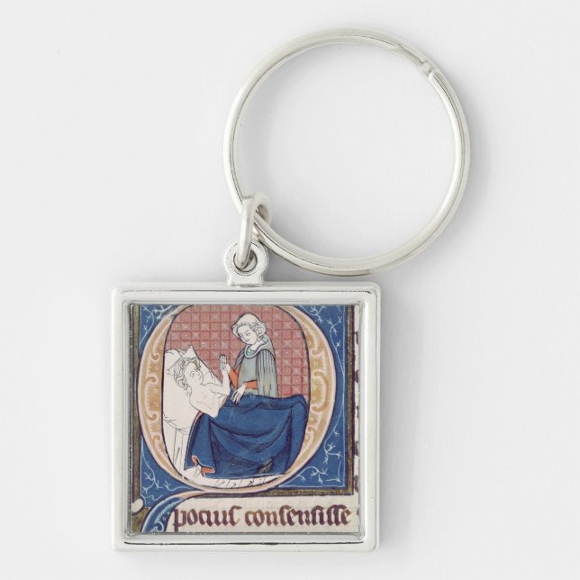 Examining a Patient Keychain (Front)