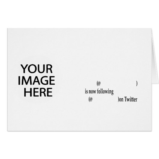 Example following on Twitter Add Image & Text (Front Horizontal)