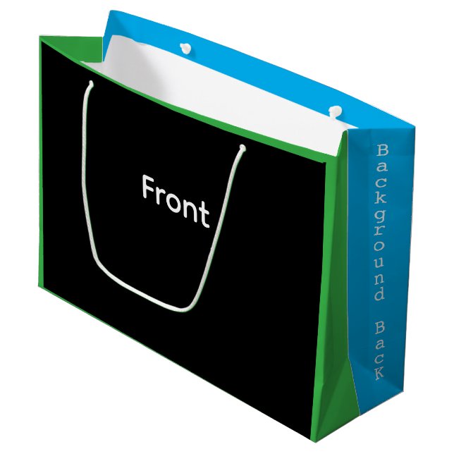 Example of Issue with Gift Bags (Front Angled)