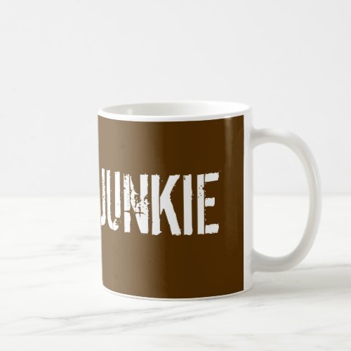 EXAMPLE ONLY COLOR  dark brown  your text Coffee Mug