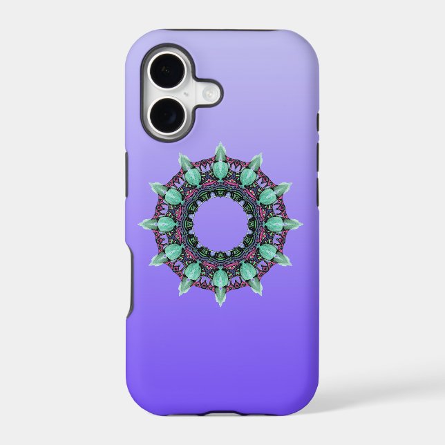 EXAMPLE ONLY COLOR gradients - violet Iphone Case (Back)