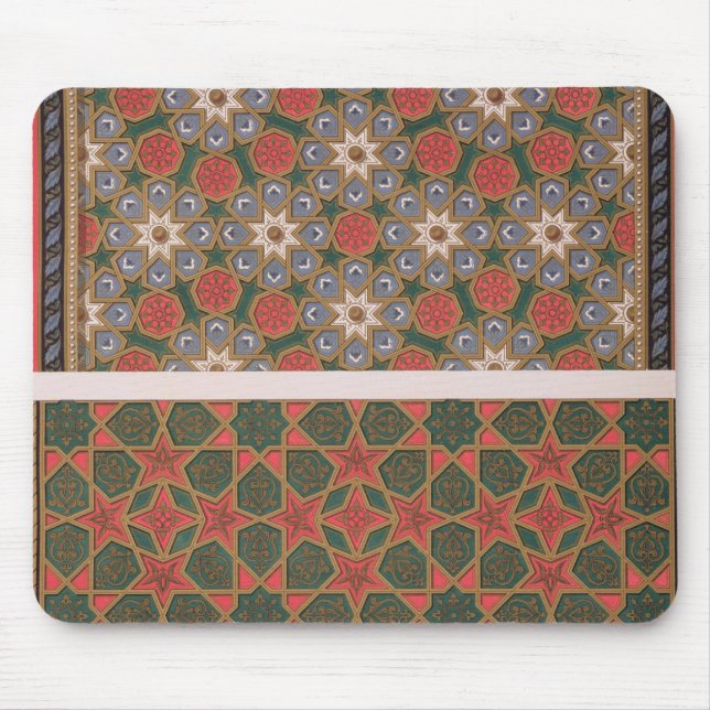 Examples of ceiling decorations, from 'Arab Art as Mouse Pad (Front)