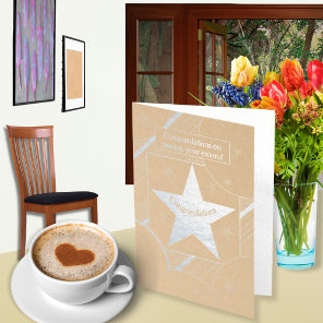 Exams Passed Silver/Gold Foil Congratulations Card