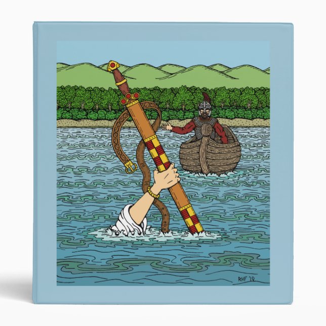 Excalibur and Arthur Binder (Front)