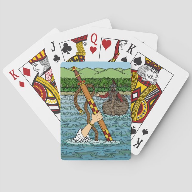 Excalibur and Arthur Poker Cards (Back)