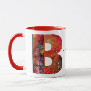 EXCALIBUR B LETTER / FANTASY MONOGRAM MUG