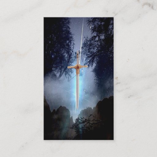 Customizable Excalibur Business Card