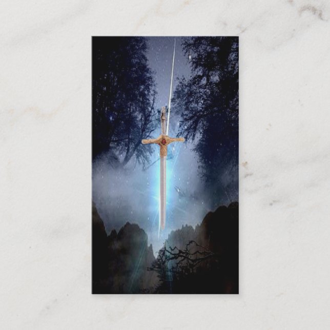 Excalibur Business Card (Front)