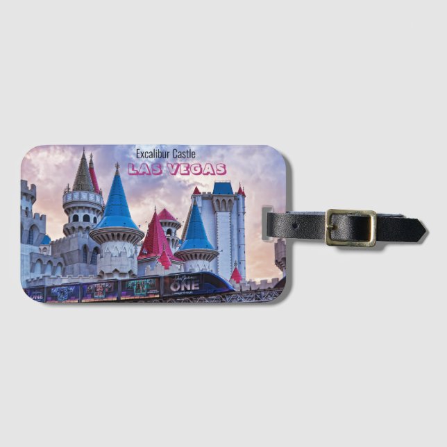 Excalibur Castle Las Vegas Luggage Tag (Front Horizontal)
