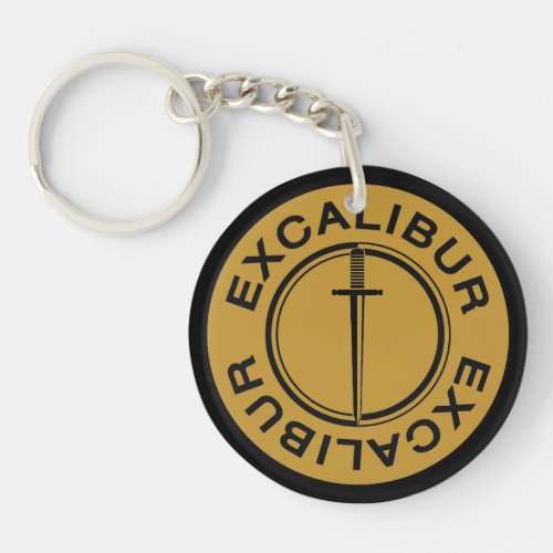 Excalibur Classic Logo Keychain