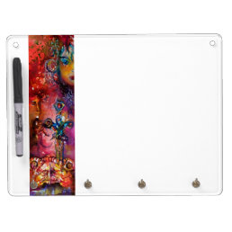 EXCALIBUR DRY ERASE BOARD WITH KEYCHAIN HOLDER