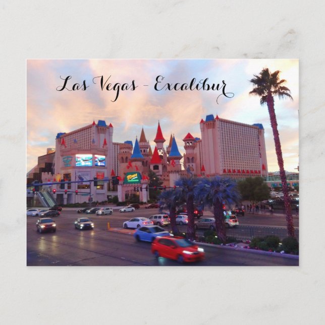 Excalibur Hotel #3 Postcard (Front)