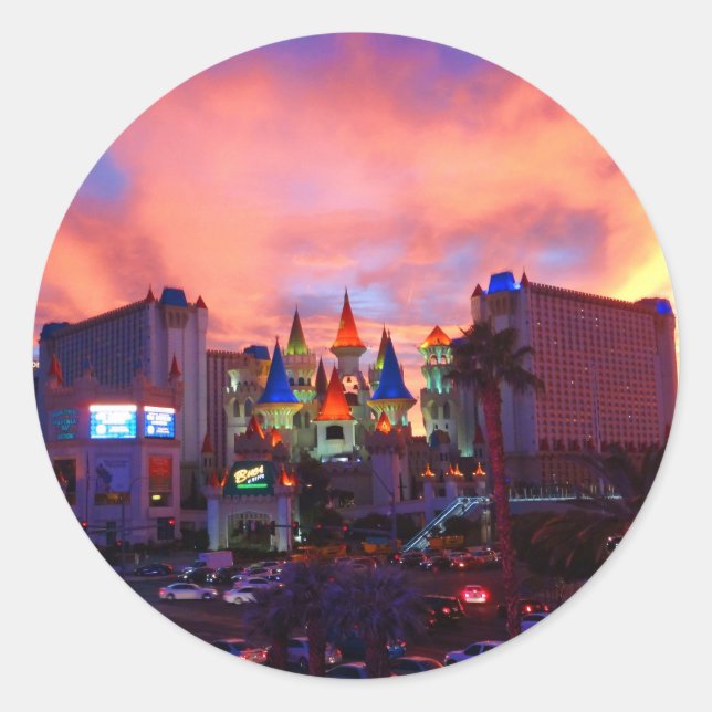 Excalibur Hotel #4 Stickers (Front)