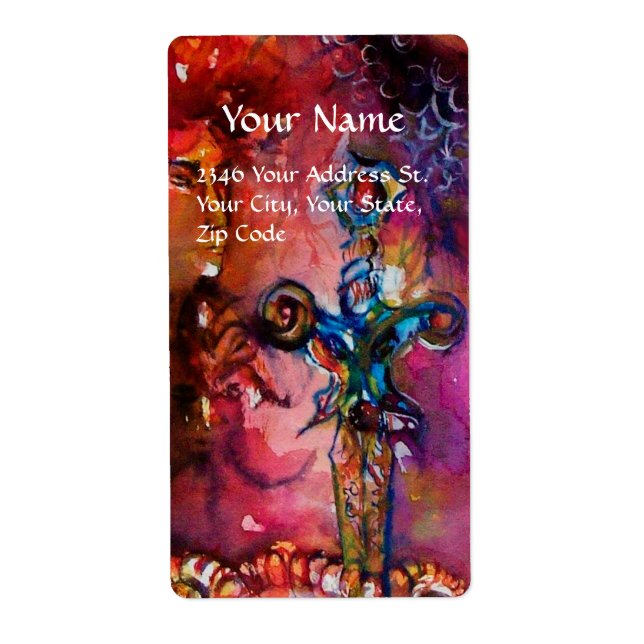 EXCALIBUR LABEL (Front)