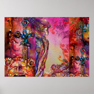 EXCALIBUR Magic and Mystery Arthurian Legends Poster