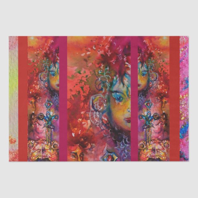 EXCALIBUR / Magic Sword Arthurian Legends Tissue Paper (Front)