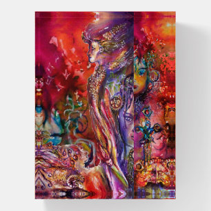 EXCALIBUR Magic Sword Arthurian Legends Watercolor Paperweight