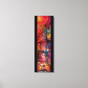EXCALIBUR Magic Sword Fantasy Watercolor Canvas Print