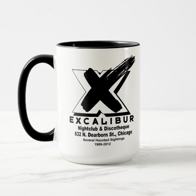 Excalibur Nightclub & Discotheque (1989-2012) Mug (Left)