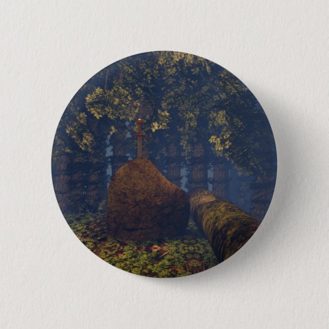 Excalibur Pinback Button (Front)