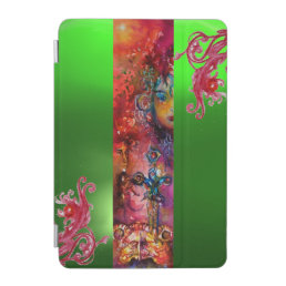 EXCALIBUR,QUEEN OF MAGIC SWORD Red Emerald Green  iPad Mini Cover