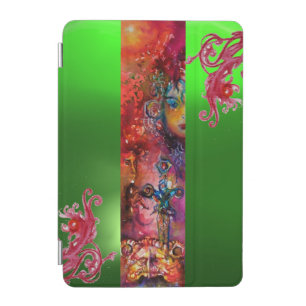 EXCALIBUR,QUEEN OF MAGIC SWORD Red Emerald Green iPad Mini Cover