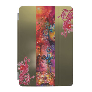 EXCALIBUR /QUEEN OF MAGIC SWORD Red Grey Fantasy iPad Mini Cover